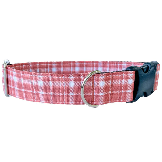 Cinnamon Plaid Dog Collar