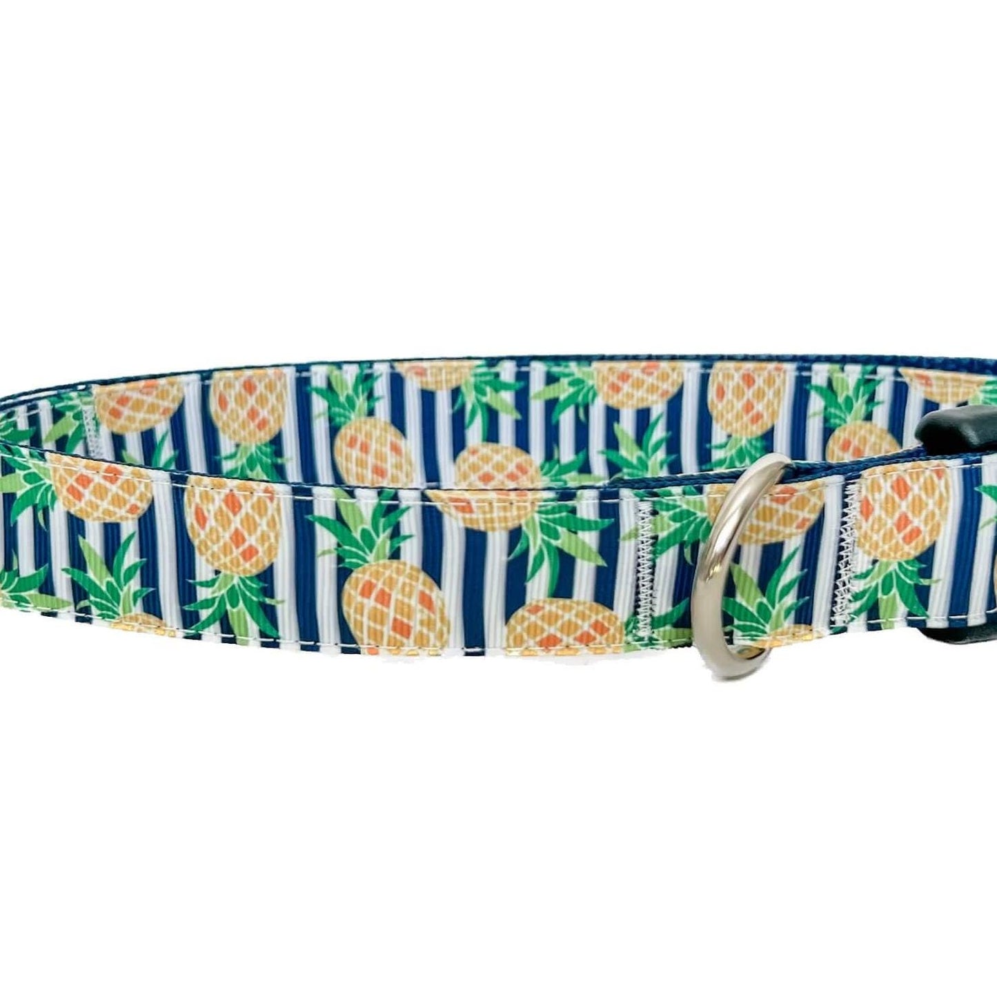 Pineapple Stripes Dog Collar