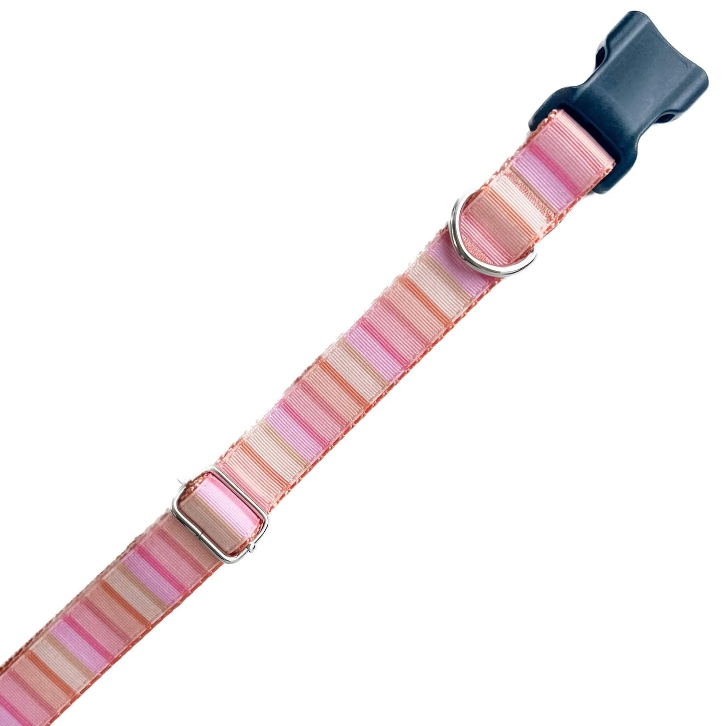 Summer Sherbet Stripe Dog Collar
