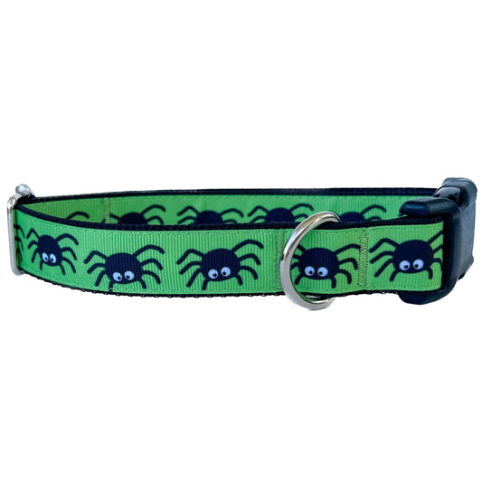 Halloween Spiders Dog Collar