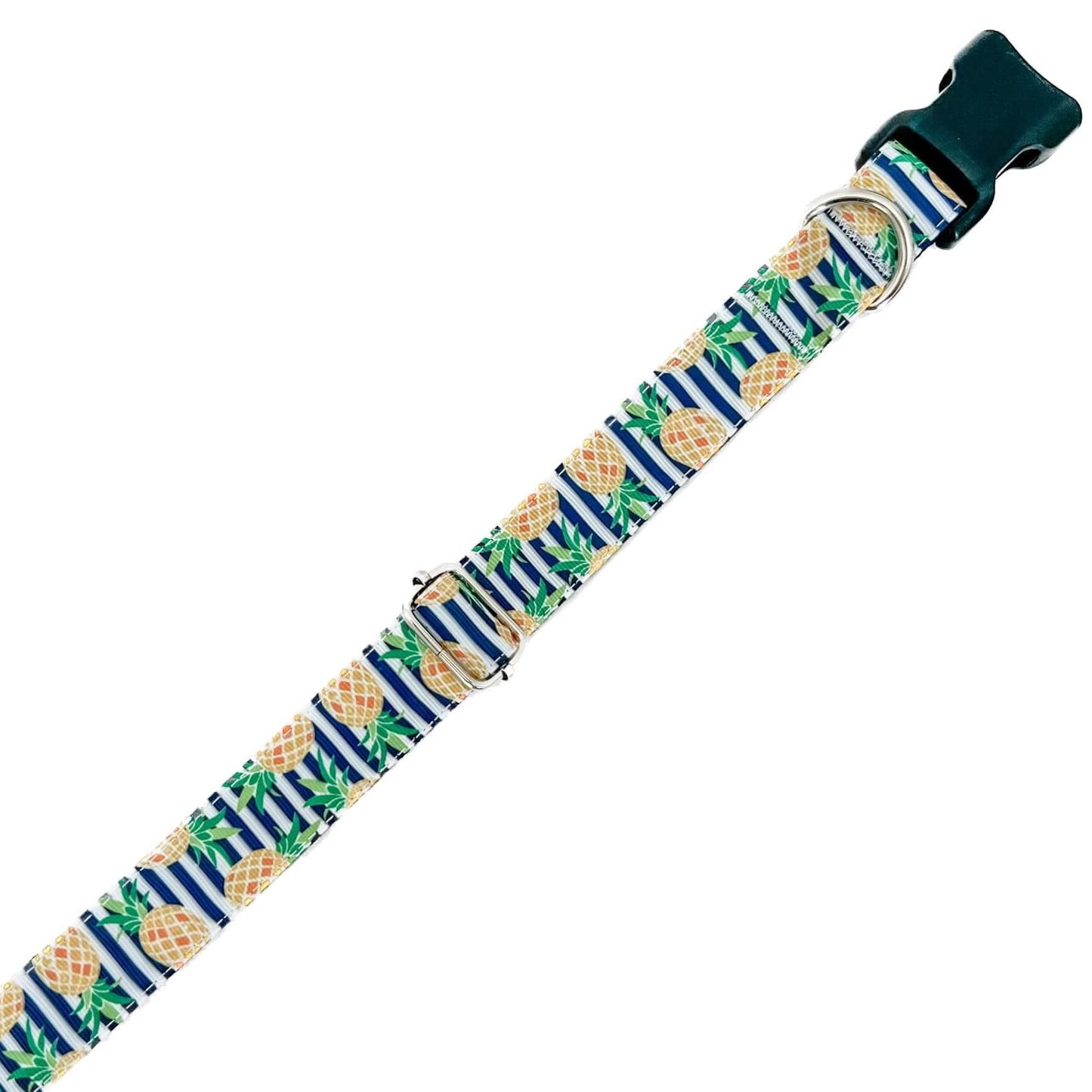 Pineapple Stripes Dog Collar