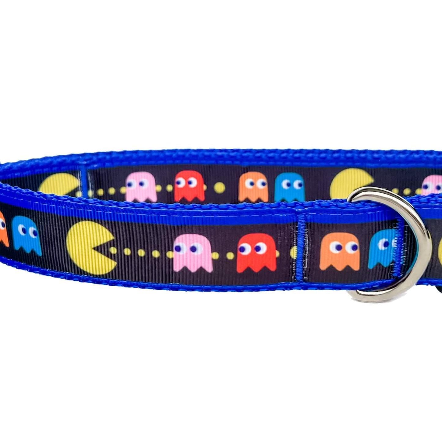 Pac-Man Inspired Everyday Dog Collar No Cherries