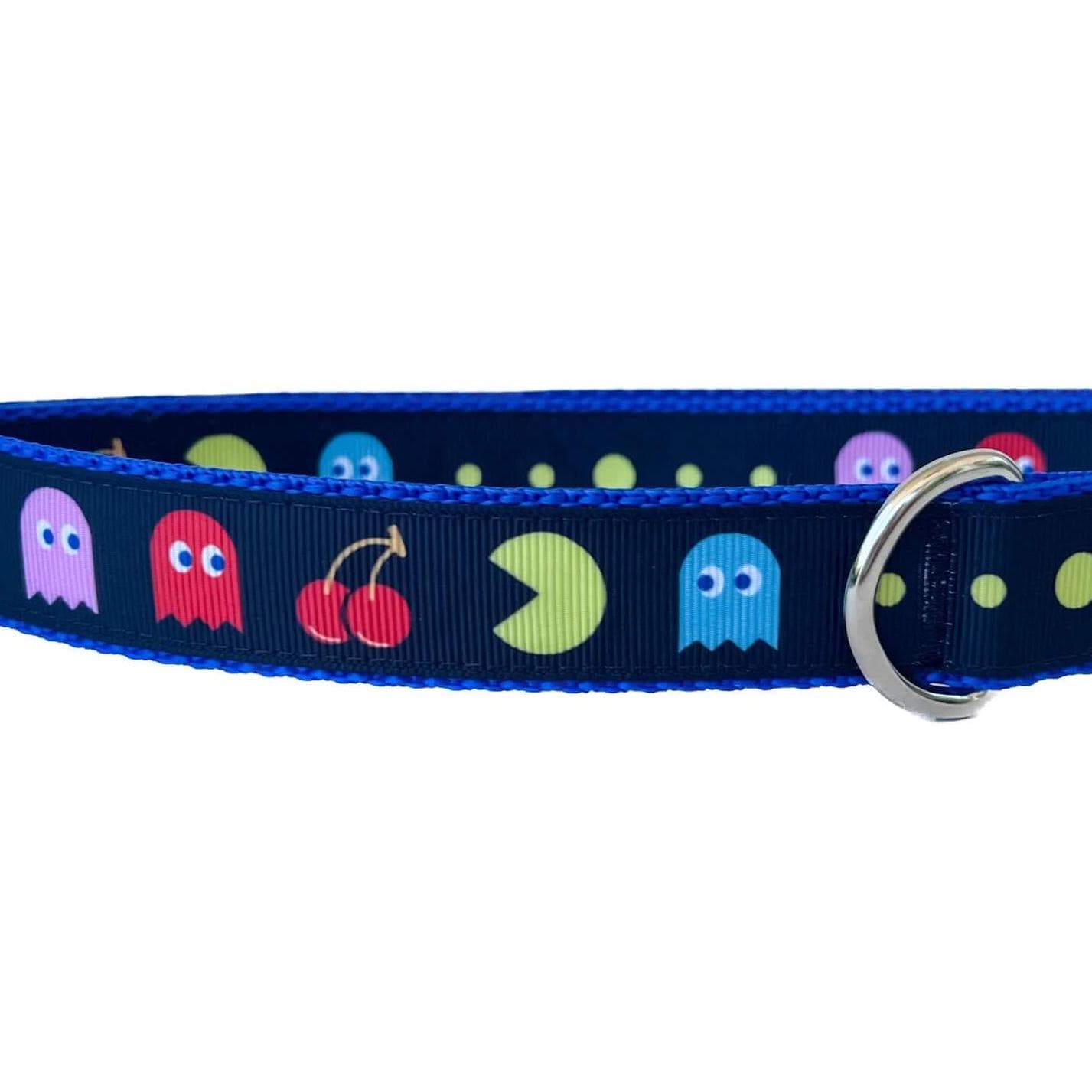 Pac-Man Inspired Everyday Dog Collar with Cherries