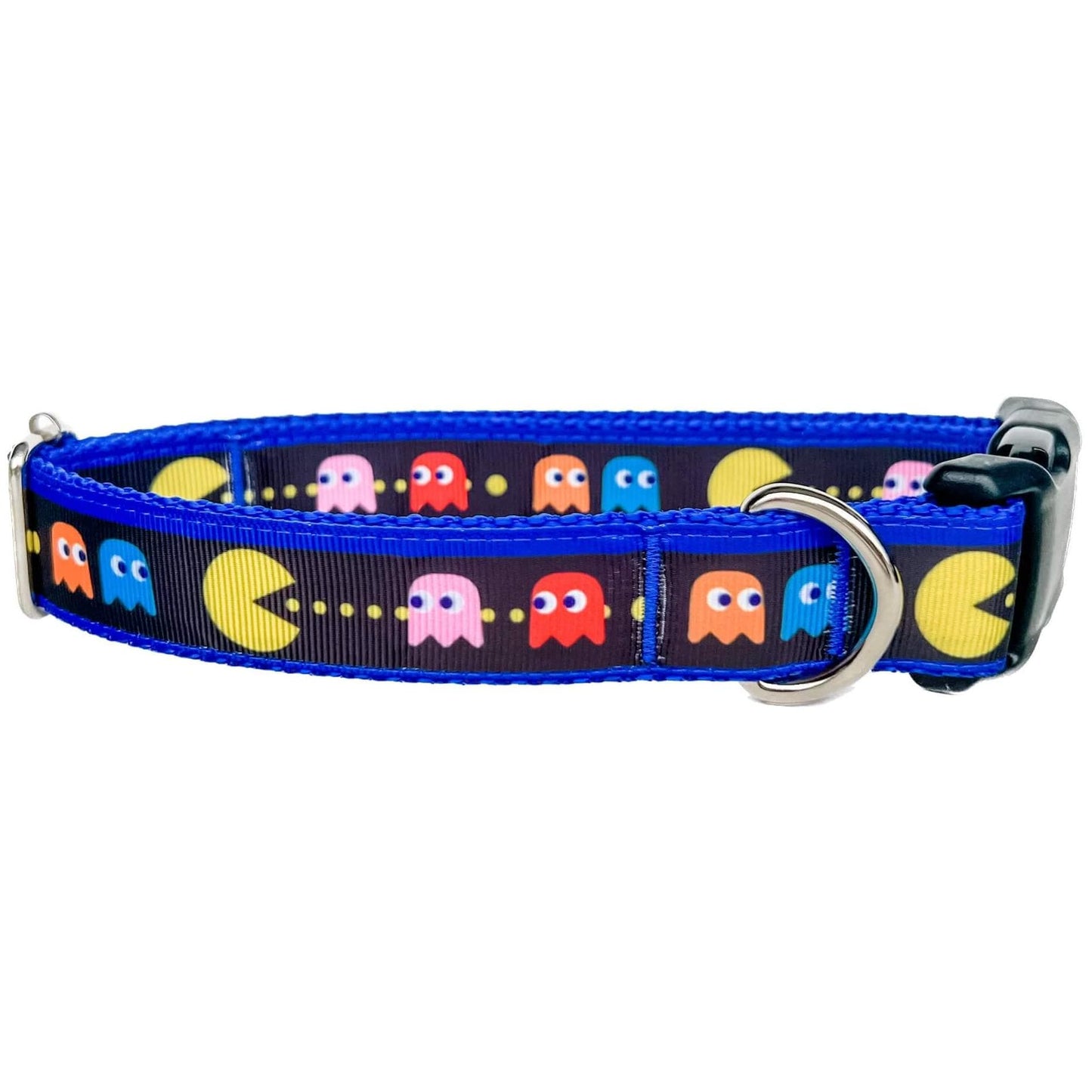 Pac-Man Inspired Everyday Dog Collar No Cherries