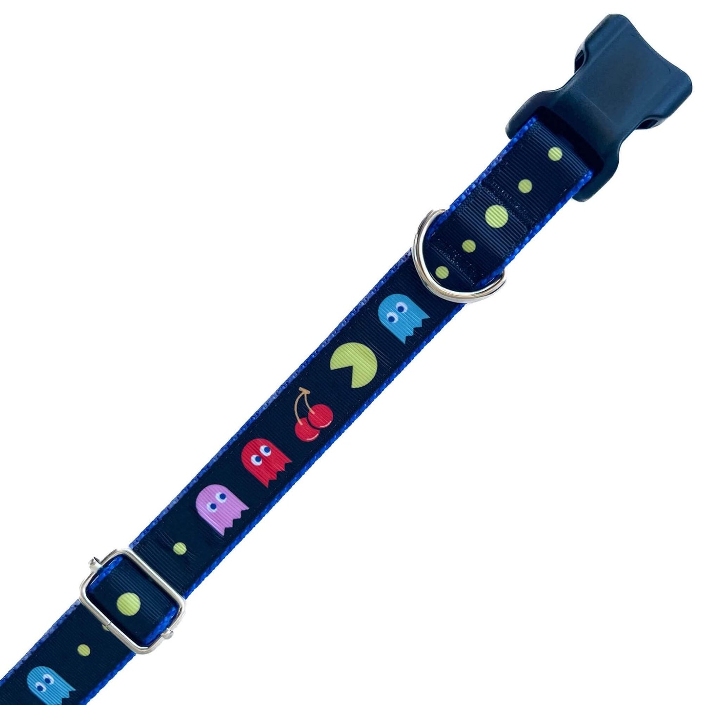 Pac-Man Inspired Everyday Dog Collar with Cherries