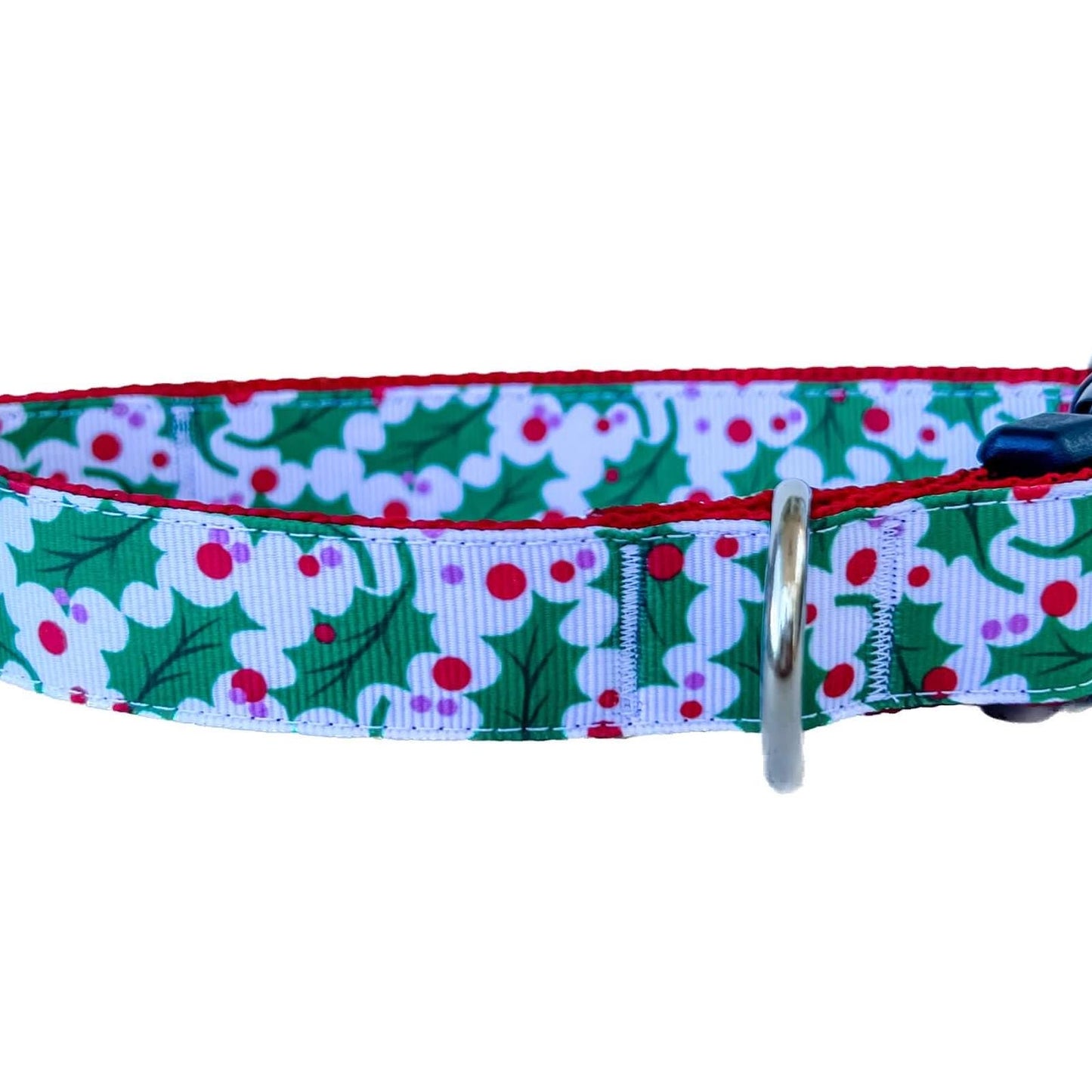 Holiday Holly Berry Dog Collar