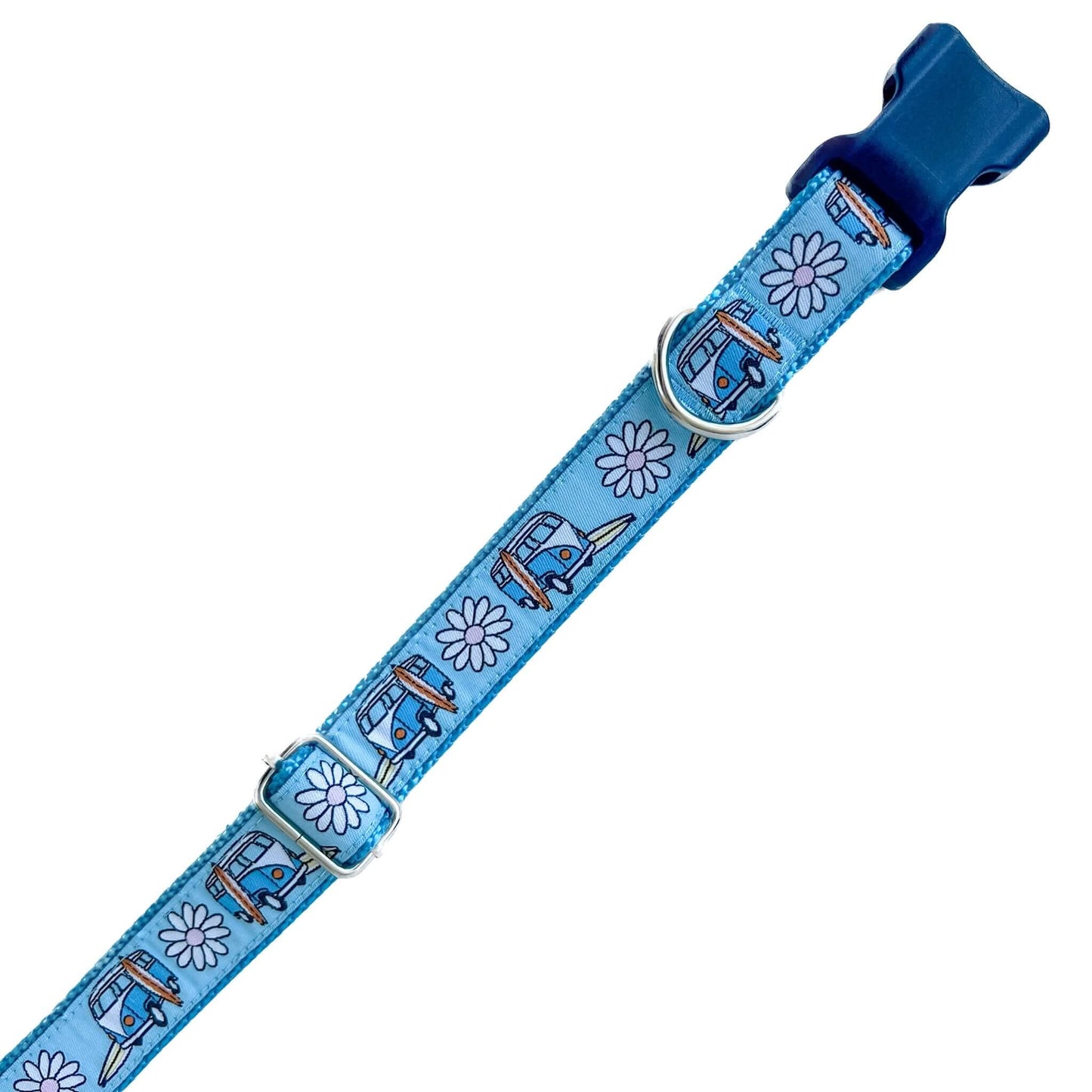Surf's Up! VW Bus Inspired Dog Collar