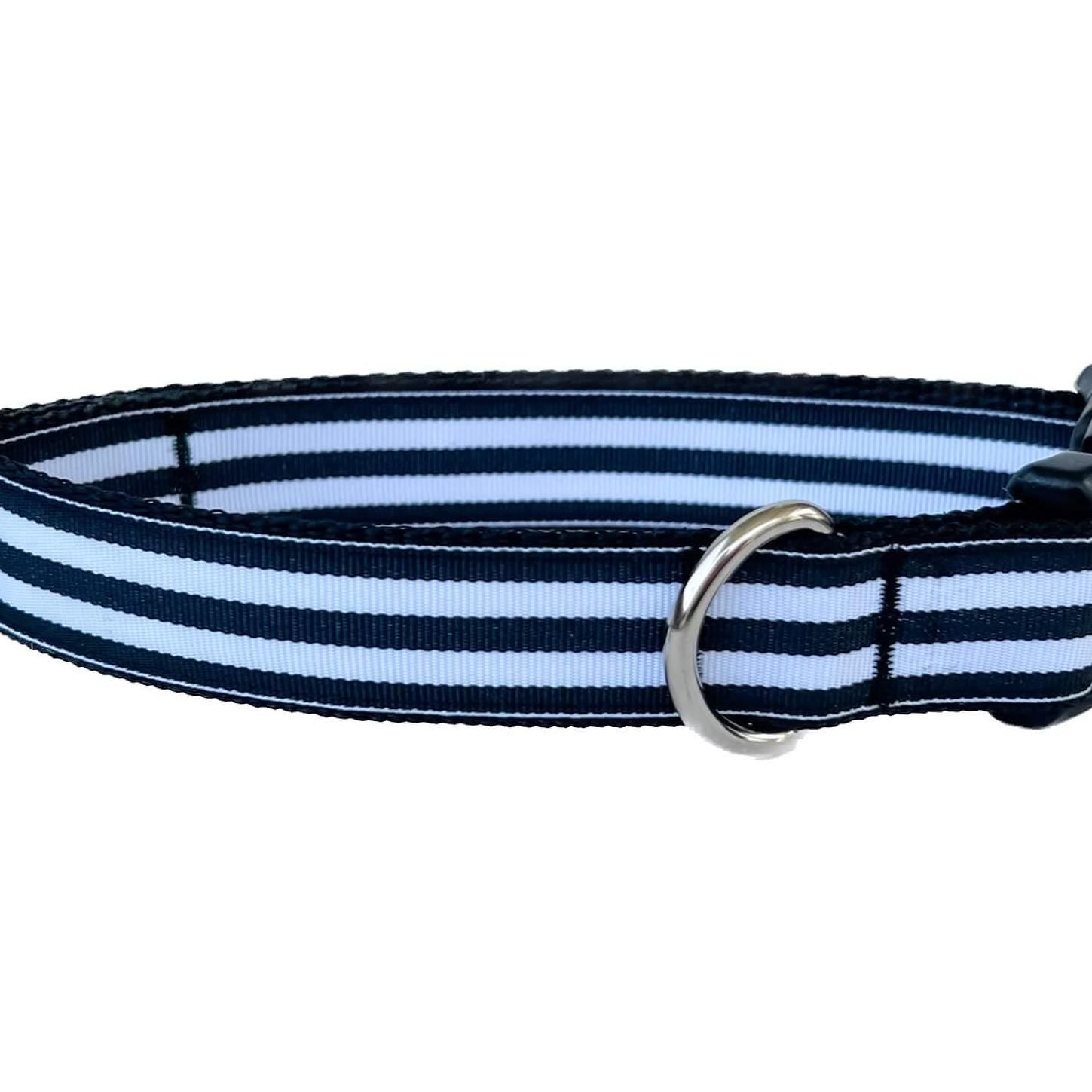 Black and White Stripes Everyday Dog Collar