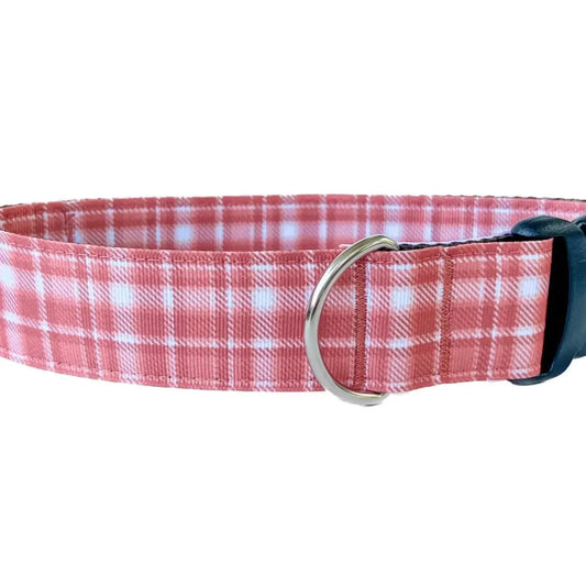 Cinnamon Plaid Dog Collar